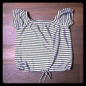 Madewell striped top.